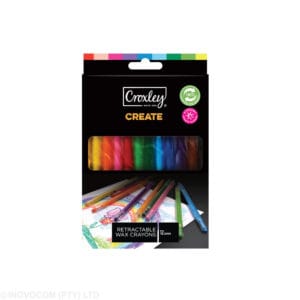 CROXLEY CREATE Retractable Wax Crayons