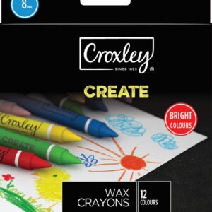 CROXLEY CREATE Wax Crayons Assorted
