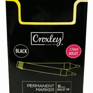 CROXLEY Permanent Markers Bullet Tip