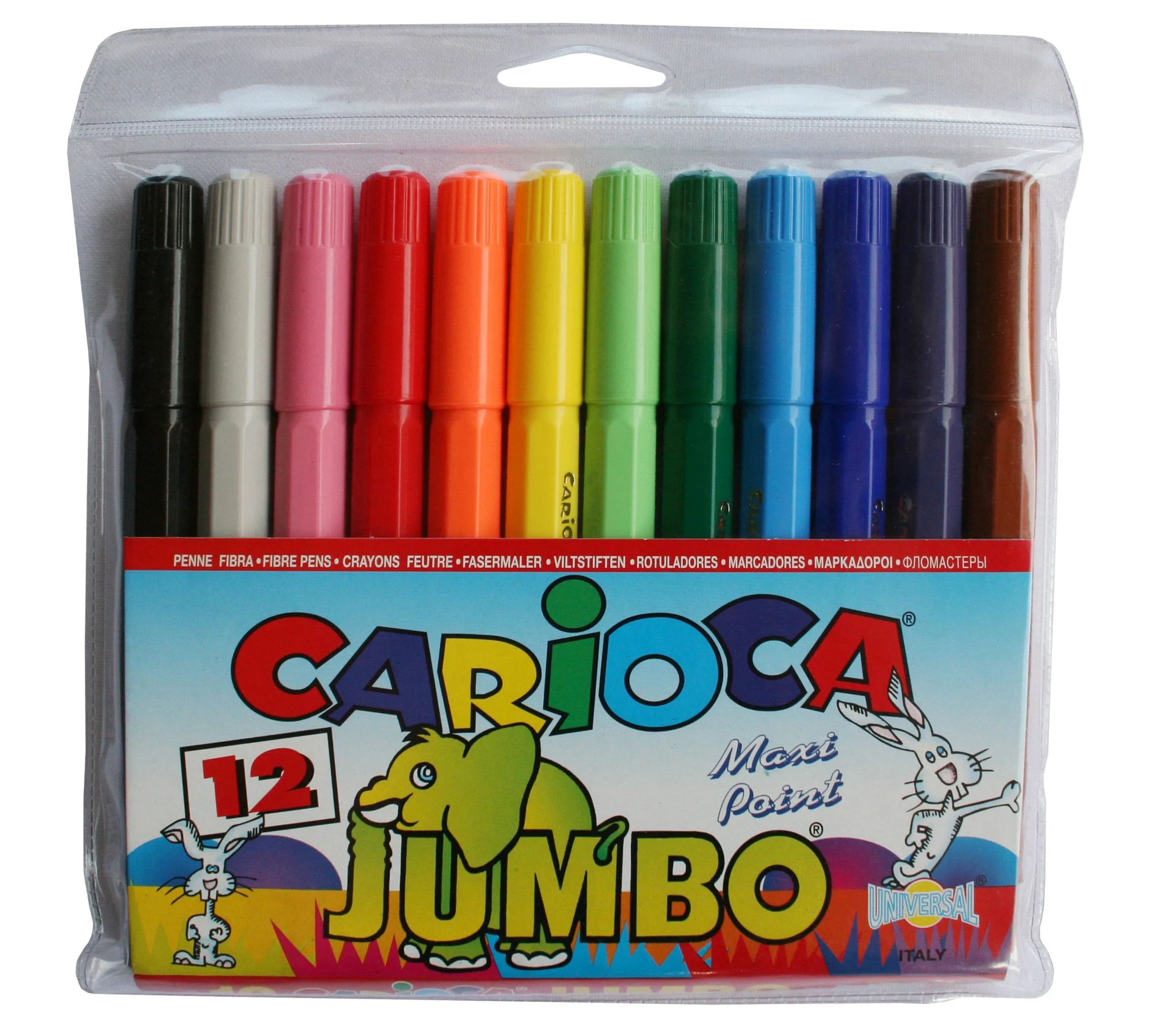 Carioca Jumbo Markers Assorted Colours