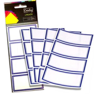 CROXLEY CREATE Blue Border Labels