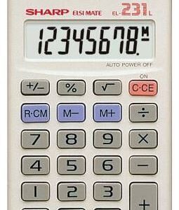 SHARP EL231 8 Digit Hand Held Calculator