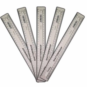 CROXLEY Clear Superior Shatter Proof Ruler