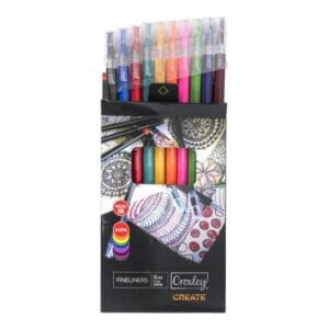 Alternative view of CROXLEY CREATE Fineliners Set - 10 Assorted Colours