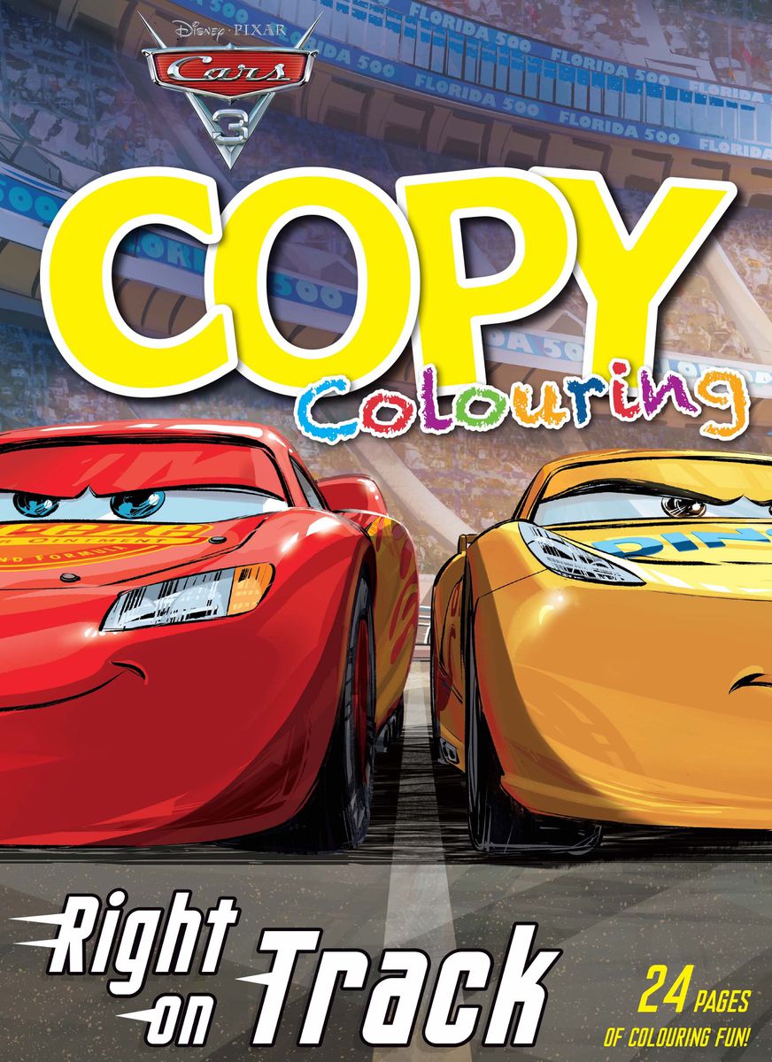 Disney Cars 3 - 24Pg Copy Colour Book