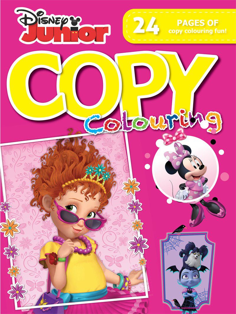 Disney Junior (Pink) 24 Page Copy Colour Book