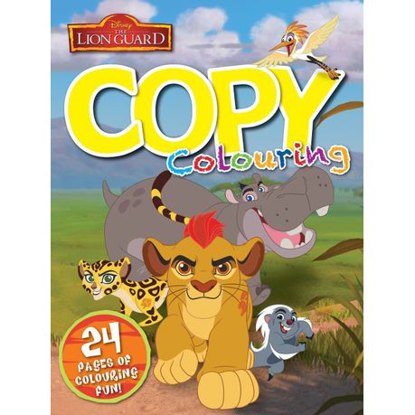 Disney Lion Guard 24 Page Copy Colour Book