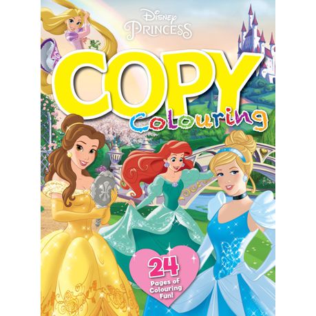 Disney Princess 24 Page Copy Colour Book