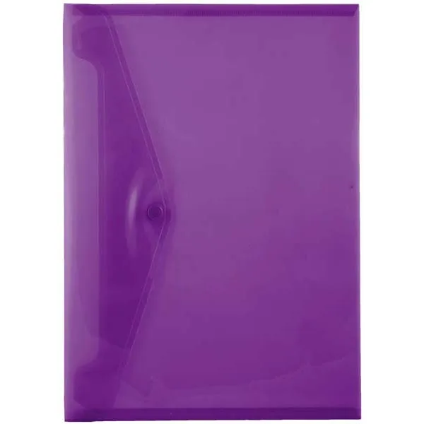 Carry Folders - Assorted A4 PVC with Stud / Button - Image 5
