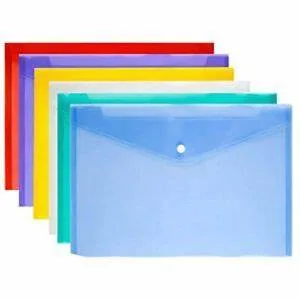 Carry Folders - Assorted A4 PVC with Stud / Button - Image 6