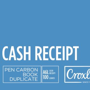 CROXLEY A6 Pen Carbon Cash Receipt Book