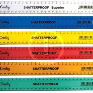 CROXLEY Neon Superior Shatter Proof Ruler