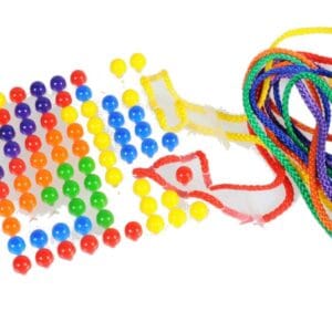 Pegboard Set with Pegs and Laces