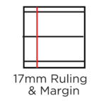 17mm Ruled & Margin Sample