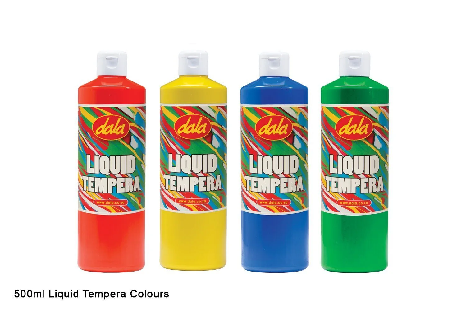 DALA Liquid Tempera Paint - Standard Colours (500ml)