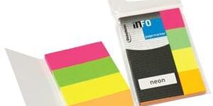 INFO Note Pagemarker 4x 50mm Sheet Neon