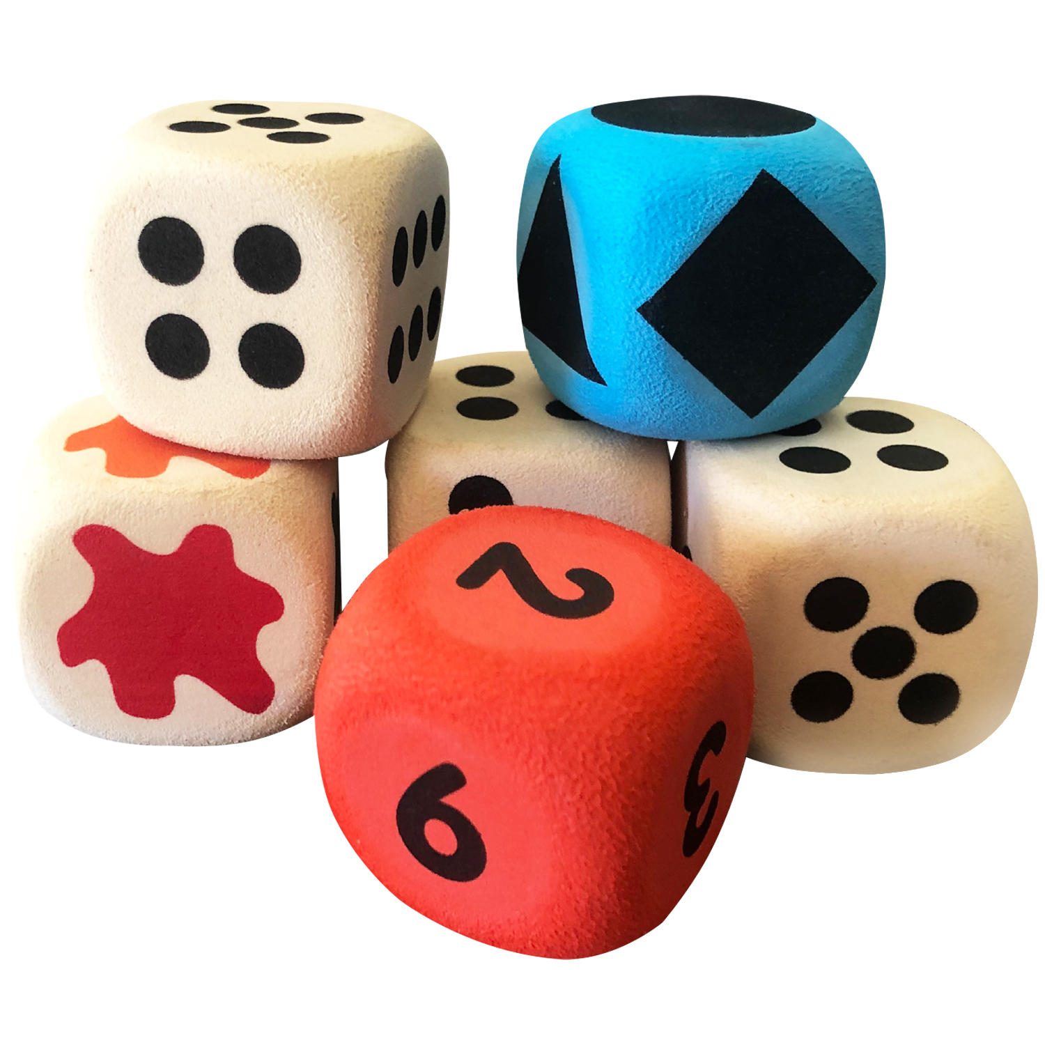 Dice Dots Multi Pack 4cm