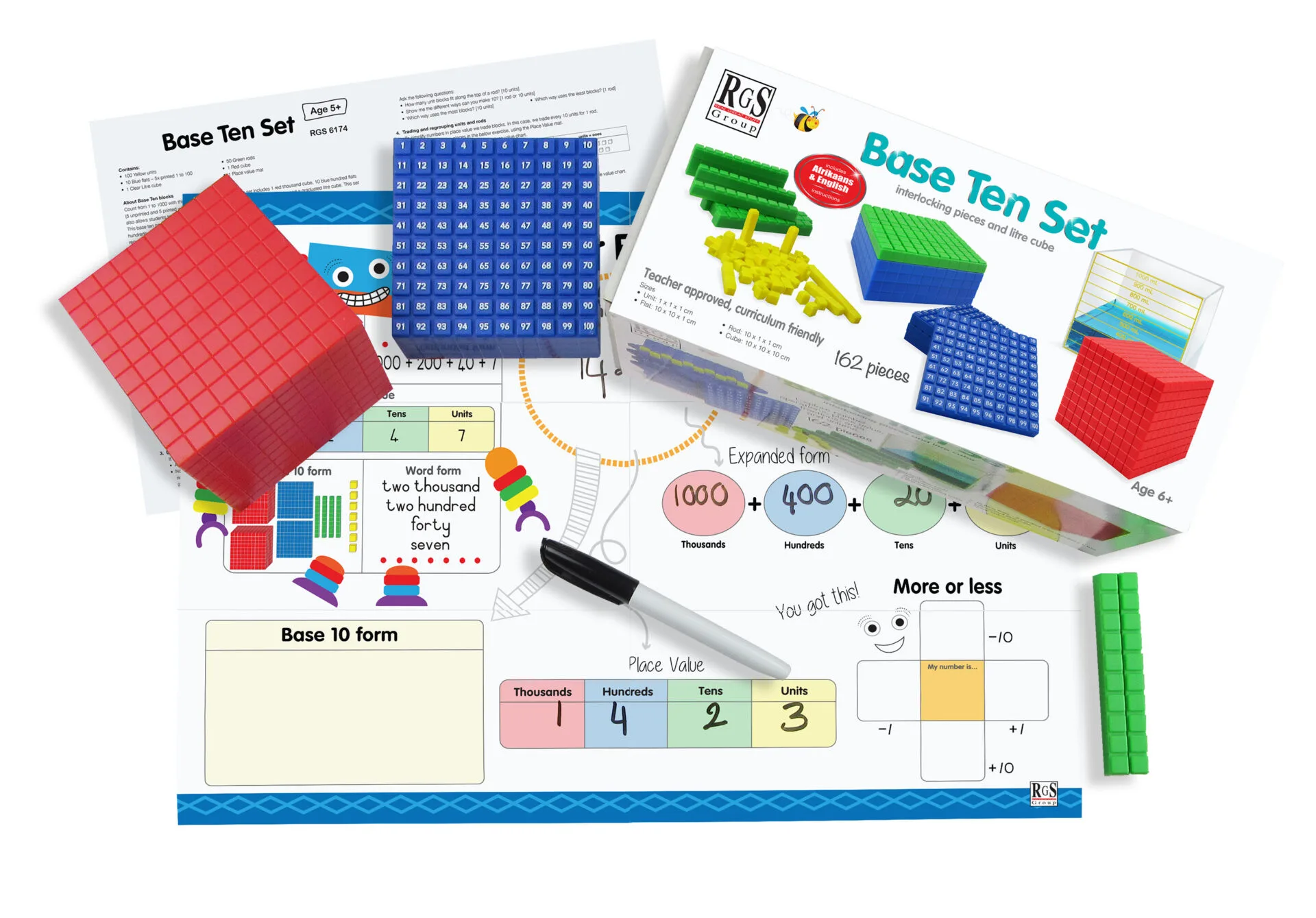 Base Ten Sets (122 Piece) - Image 2