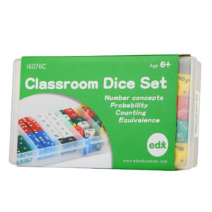 EDX Education – Dice Classroom Set – 56pcs Container