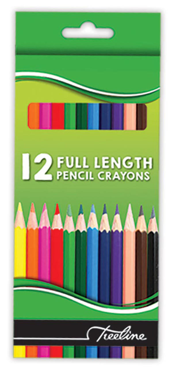 TREELINE Pencil Crayons - Arena Stationery Supplies