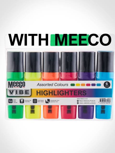 MEECO Vibe Highlighter Packs