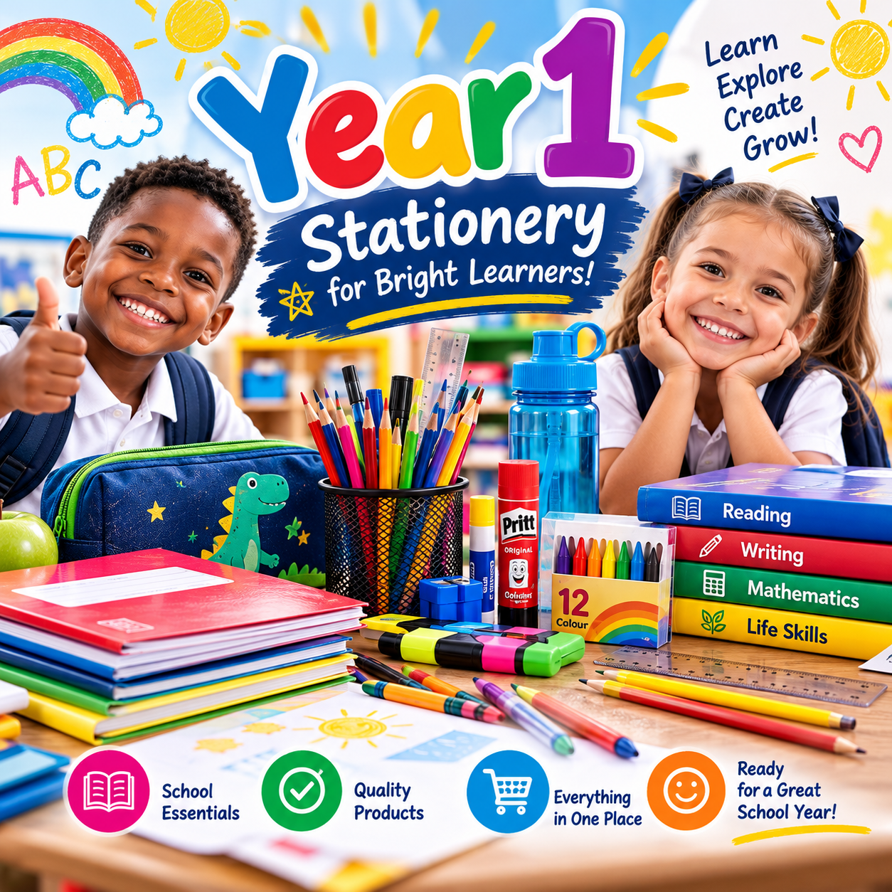 CURRO - Cooper College | Year 1 - School Stationery Lists 2027