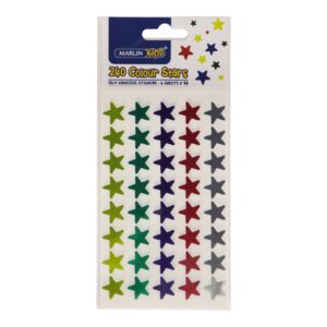 MARLIN Stars Stickers Assorted (240 labels)